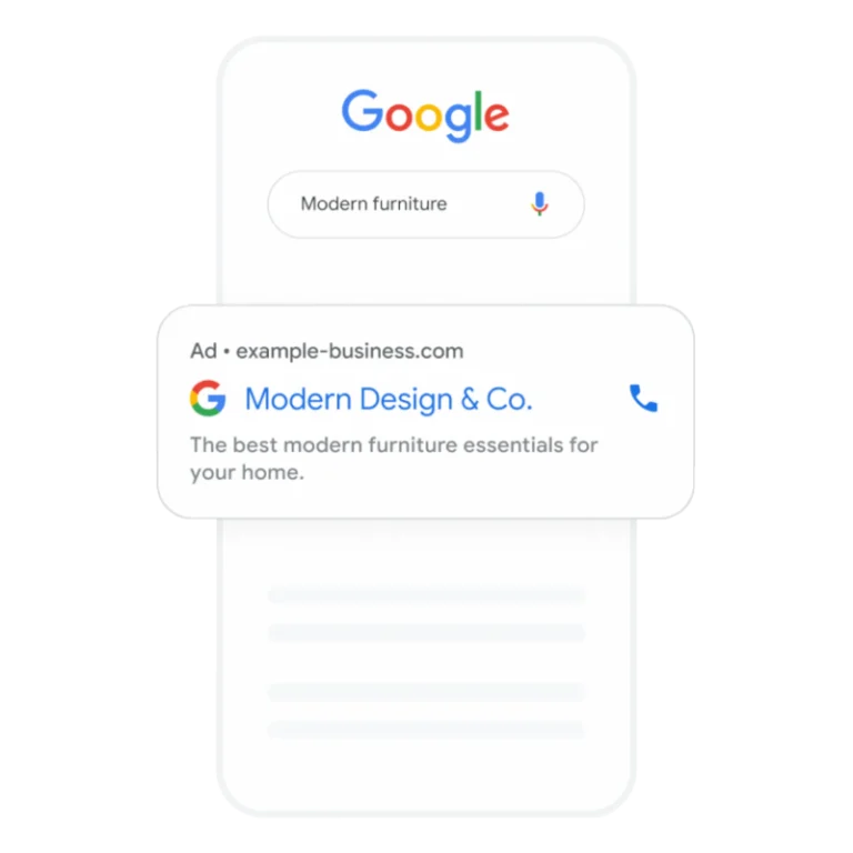 بهترین آژانس تبلیغاتی PPC و مدیریت گوگل ادز 3 search ads - Search for success with the best Google Ads management agency.