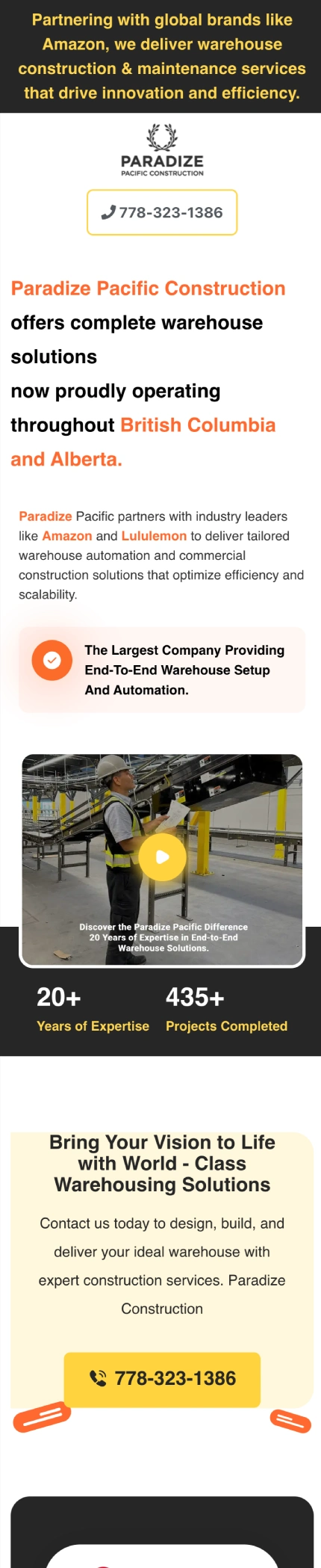 Industrial Warehouse Construction Warehouse Contractors mobile