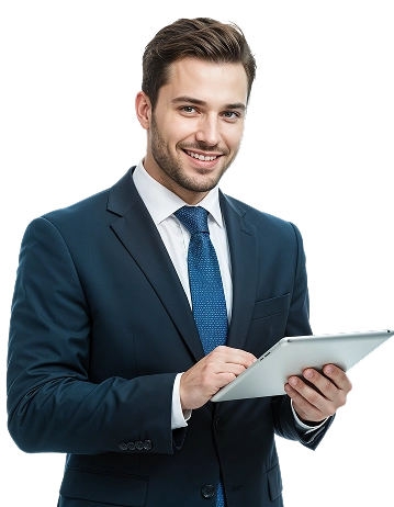 man smiling