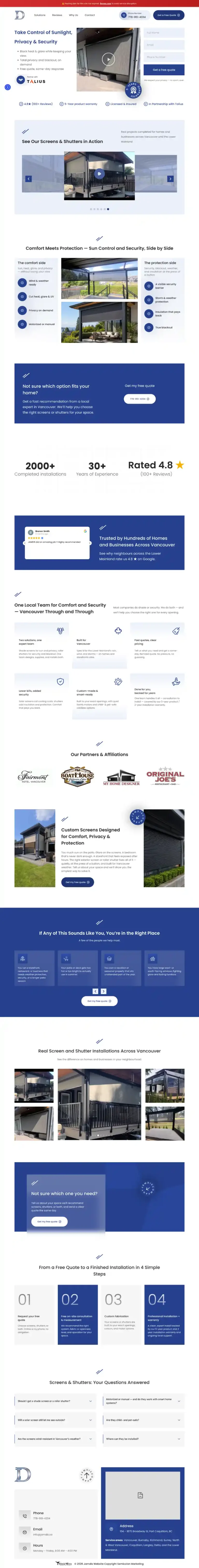 Jamdis Screen page