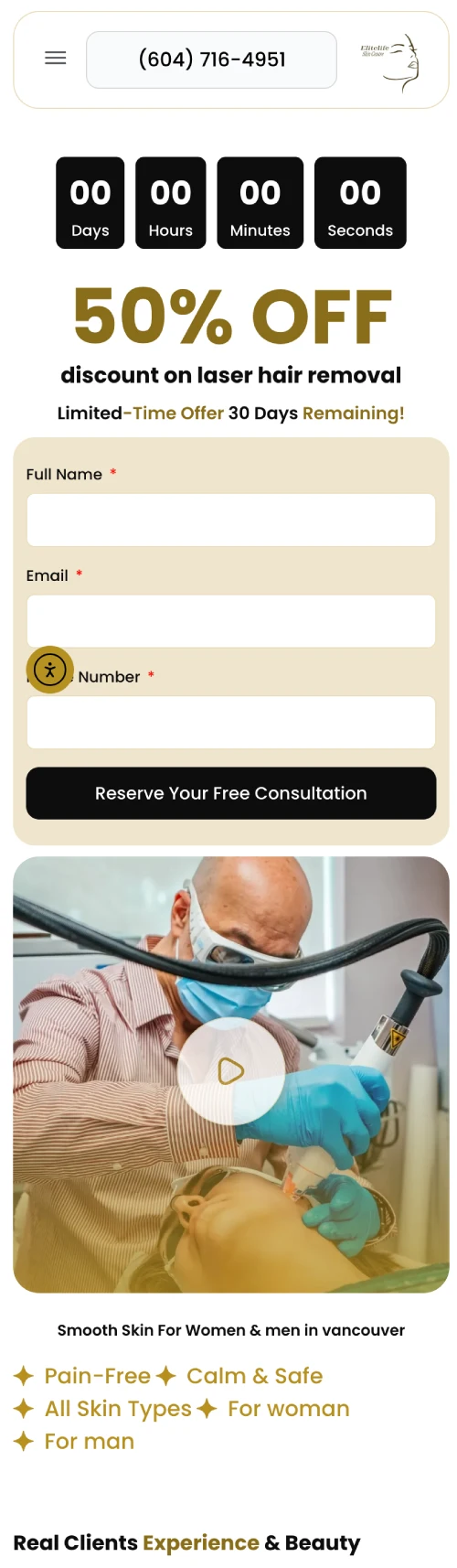 elitelifeskin mobile view