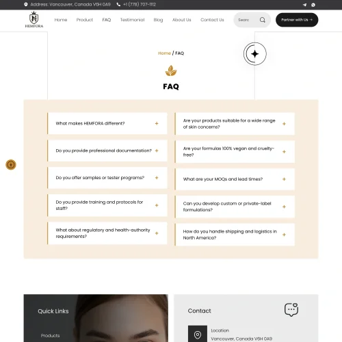 Hemfora Faq Page