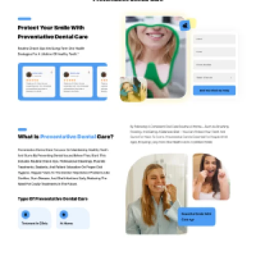 Service Page Design - Desktop