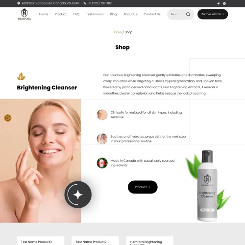 hemfora Shop Page