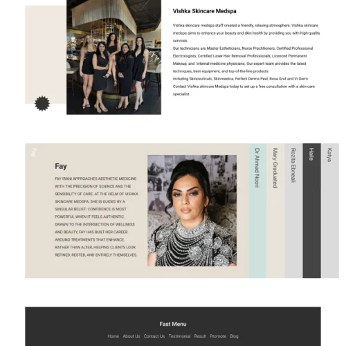 vishka about us page